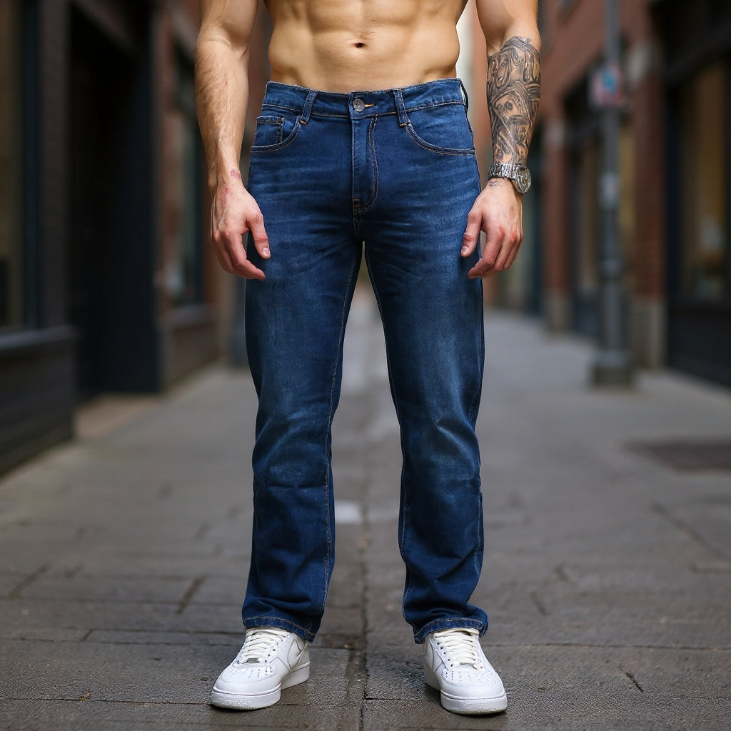 Navy | Nowy Standard Swobodnego Jeansu