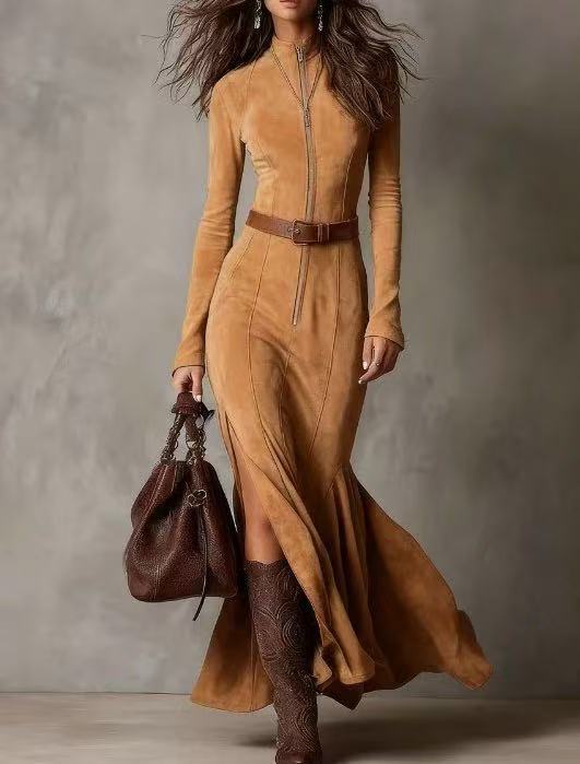 Marika | Sukienka Maxi w Stylu Vintage
