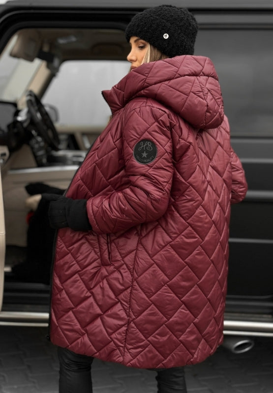 Vera | Pikowany Płaszcz Premium: Twoja Oaza Ciepła i Zimowej Elegancji