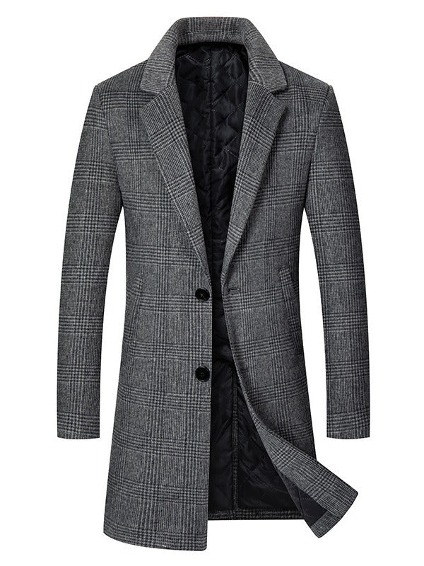Adrian | Wełniany Płaszcz Premium