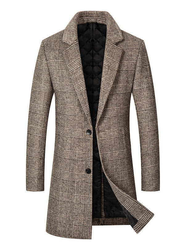 Adrian | Wełniany Płaszcz Premium